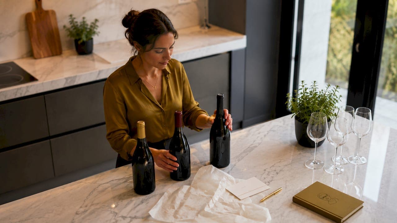 Weinpräsente zusammenstellen: Schritt für Schritt