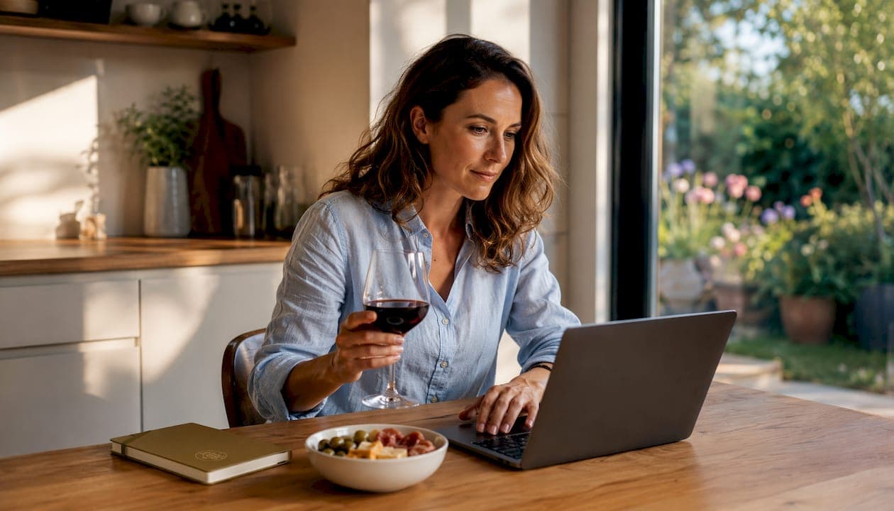 Firmenabend online planen: Wein & Feinkost bestellen